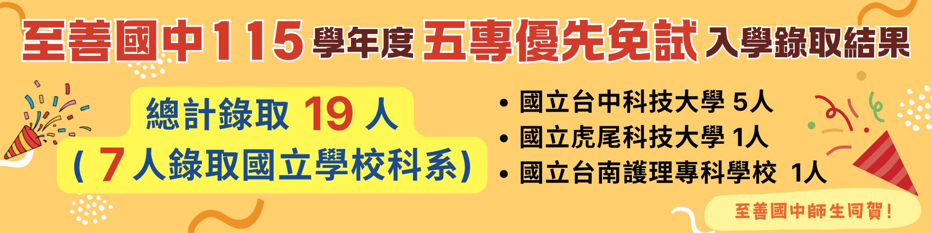 115五專優免榜單